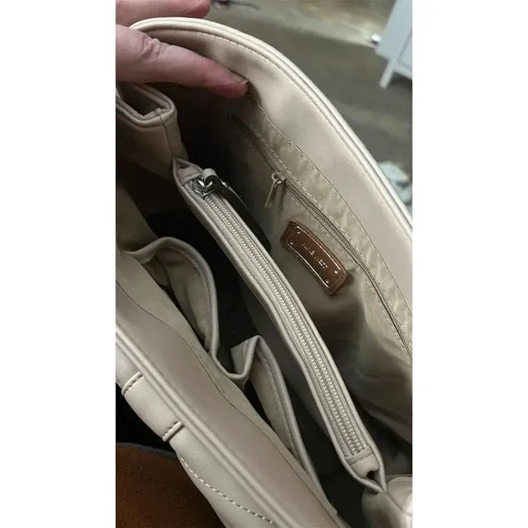 Nine West Women's Pink Satchel Handbag with Multiple Pockets - Picture 6 of 10